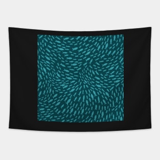 Swimming fish pattern Tapestry