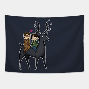 Nightmare Stag Tapestry