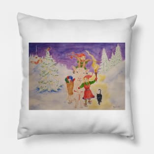 The Yule Goat Pillow