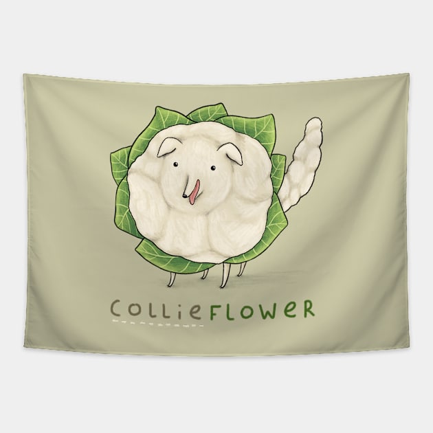 Collieflower Tapestry by Sophie Corrigan