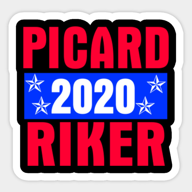 Star Trek Picard Riker 2020 Men S Classic T Shirts Star Trek Picard Riker 2020 Mens Class Sticker Teepublic