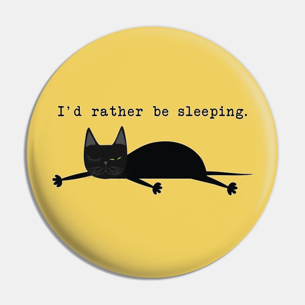 I'd rather be sleeping Pin by uncutcreations