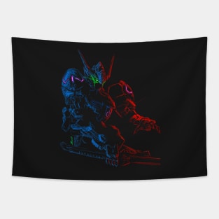 Barbatos silhouette Tapestry