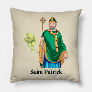 Saint Patrick the Stinker Pillow