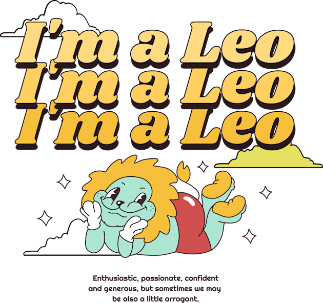 im a leo Kids T-Shirt by WOAT