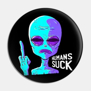 Human Suck Pin