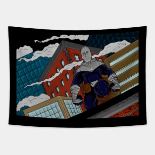 Rooftop Vigilance Tapestry