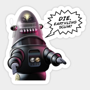 Robby the Robot Forbidden Planet Sticker – Mugged NYC