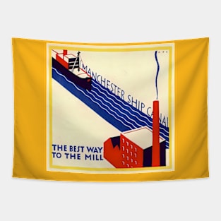 Manchester England Ship Canal Tapestry
