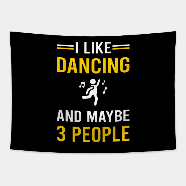 3 People Dancing Dance Dancer Tapestry by Bourguignon Aror