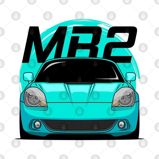 Teal MR2 W30 by GoldenTuners