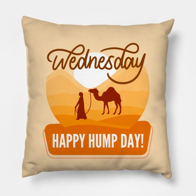 Guess What Its Hump Day Memes For Work Funny Employee Employer Dark Humor Pillow by Mochabonk