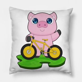 Pig Bicycle Pillow