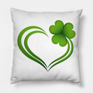 Coolest Shamrock In The Field Pillow