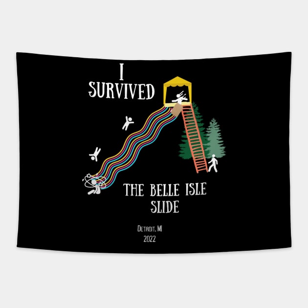 I survived the Belle Isle Slide yt Tapestry by TorrezvilleTees