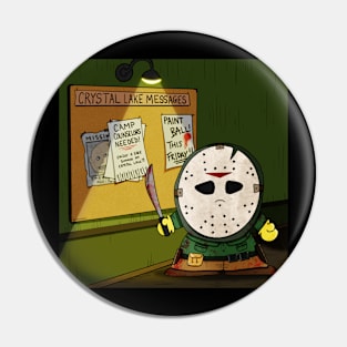 Crystal Lake Messages Pin