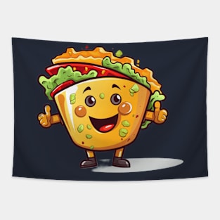 kawaii Taco cehees T-Shirt cute potatofood funny Tapestry