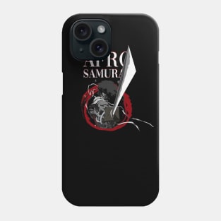 afro samurai warrior - black power Phone Case