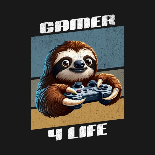 Sloth gamer 4 life pro player by Ingridpd