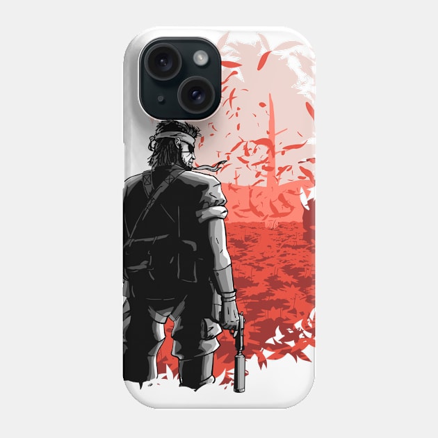 Big Boss Red Phone Case by m1a2