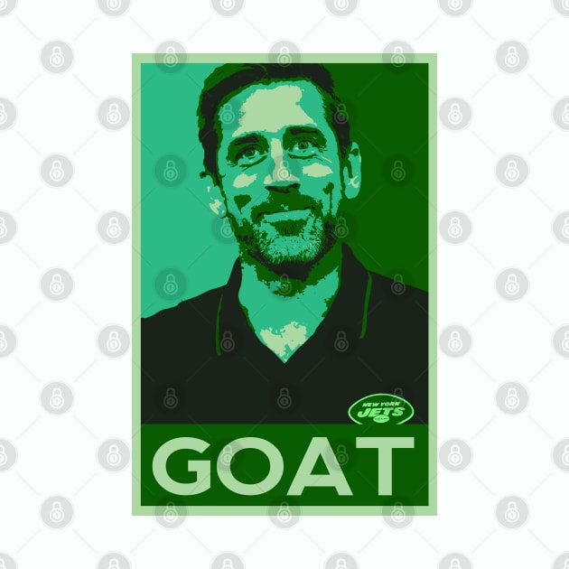 Aaron Rodgers GOAT by RitterArtNY