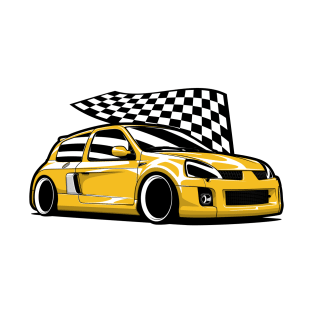 Yellow Clio V6 Phase 2 Sports T-Shirt