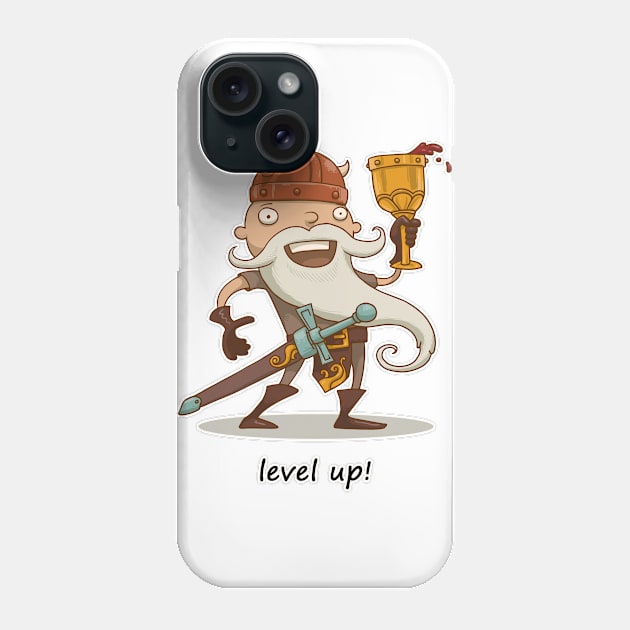 Warrior - Level Up Phone Case by marcusmattingly