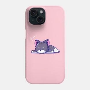 Cute Cat Sleeping Cartoon Phone Case
