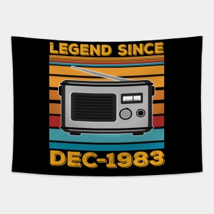 Legend Since 1983 Birthday 40th Dec Tapestry