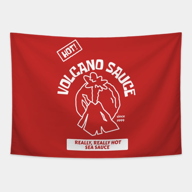 Volcano Sauce Tapestry by tamir2503