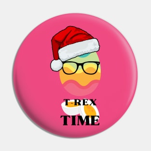 Eggs-Mas Rex Pin