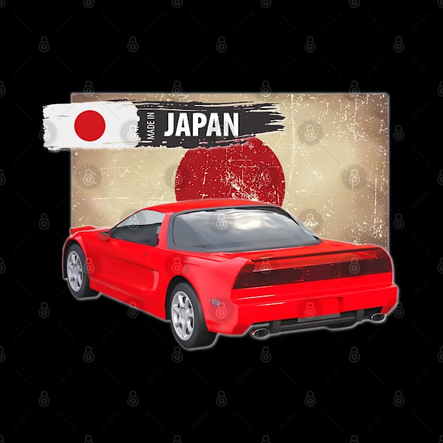 1994 Red Acura NSX 05 by Stickers Cars