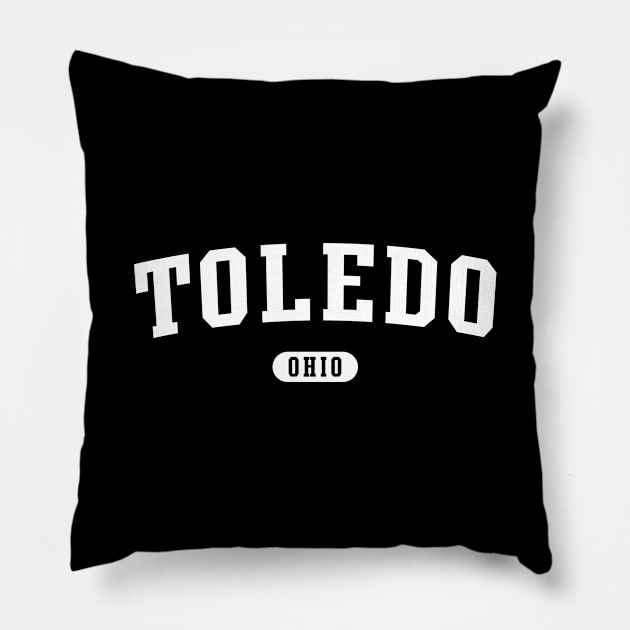 Toledo, Ohio Pillow by Novel_Designs