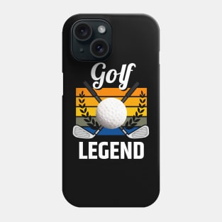 Golf Legend Golfing Golf Ball Funny Golfer Phone Case