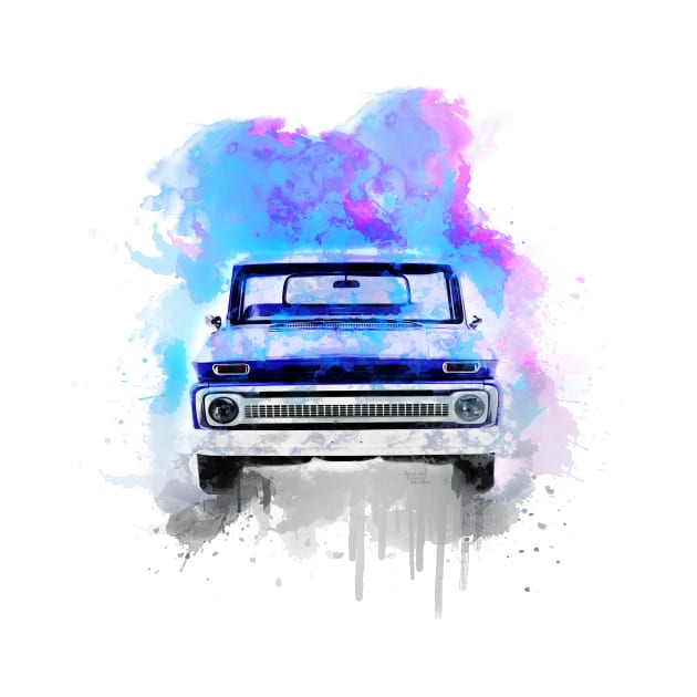 Chevy C-10 paint bomb by AaaahEeeekStudio