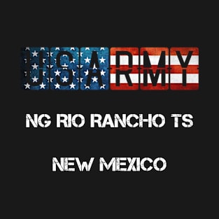 NG Rio Rancho TS New Mexico US Flag Army T-Shirt