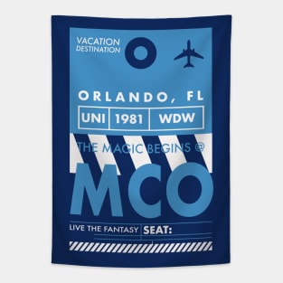 MCO Luggage Tag Tapestry