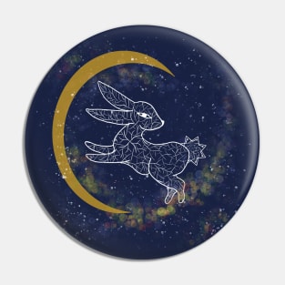 Lunar rabbit Pin