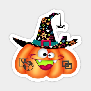 Halloween Pumpkin Magnet