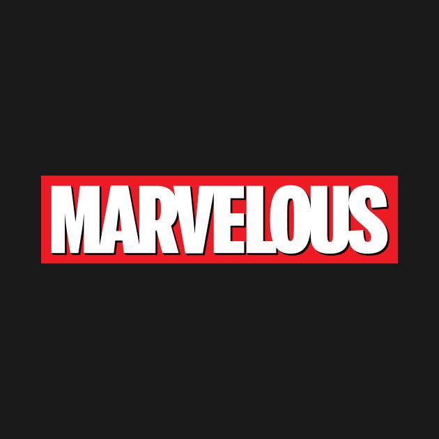 MARVELous Marvelous T Shirt TeePublic