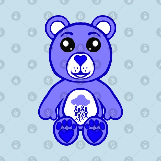 Dark blue Warrior Bear 2.0 by CaitlynConnor