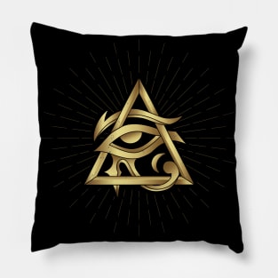 Esoteric Egyptian Eye Sacred Geometry Occultism Pillow