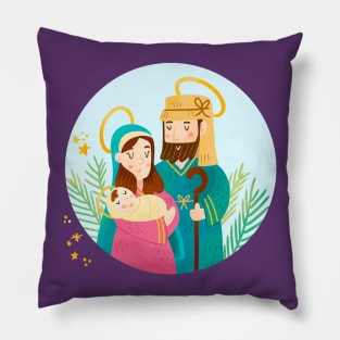 Nativity Cartoon Pillow