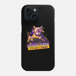 Funny Hip Hop Vibes Cat T-Shirt Phone Case