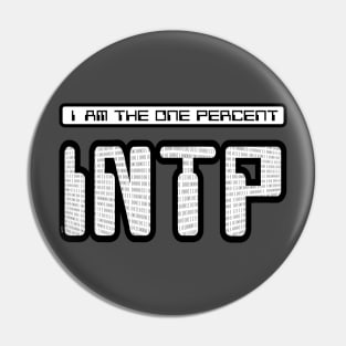 INTP - I Am The One Percent (Binary) Pin