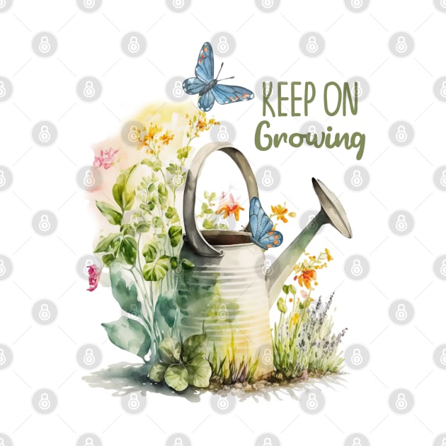 Watering Can Melody by Jean Plout Designs