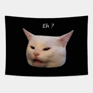 Smudge The Table Cat Meme Tapestries Teepublic