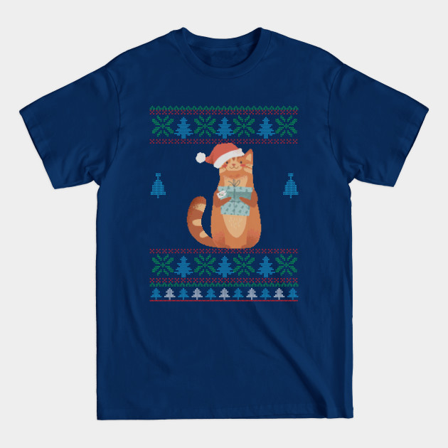 Disover Ugly Christmas - Christmas Cat - Ugly Christmas - T-Shirt