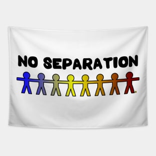 No Separation - rainbow Tapestry