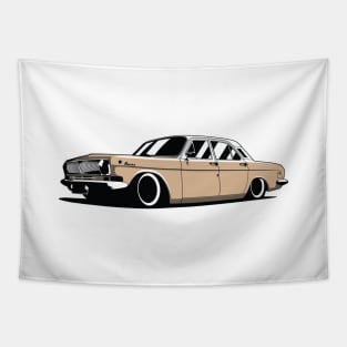 Brown Volga Gaz 24 Russian Tapestry